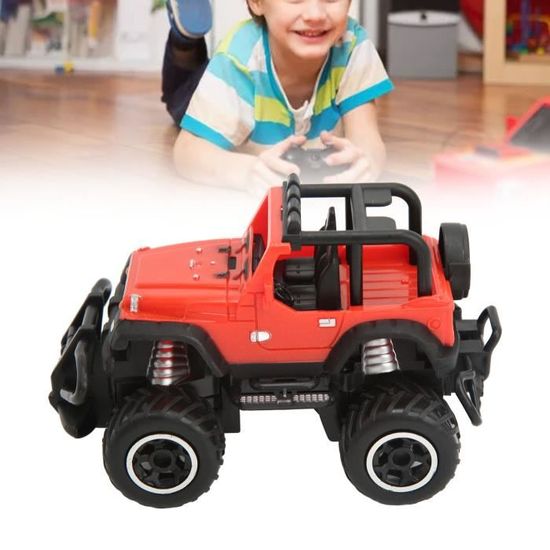 BAZADER Voiture RC 1:22 Pour Enfants 3-8 Ans – Double Vitesse (15 Km/h) – Lumières Multicolores – 60 Min D'Autonomie – Intérieur/Extérieur – Cadeau
