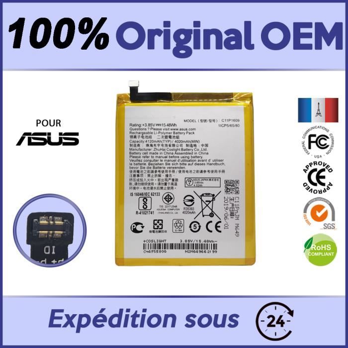 BATTERIE NEUVE ORIGINALE OEM POUR ASUS ZENFONE 3 MAX 5.5 / DUAL SIM 5.5 - C11P1609