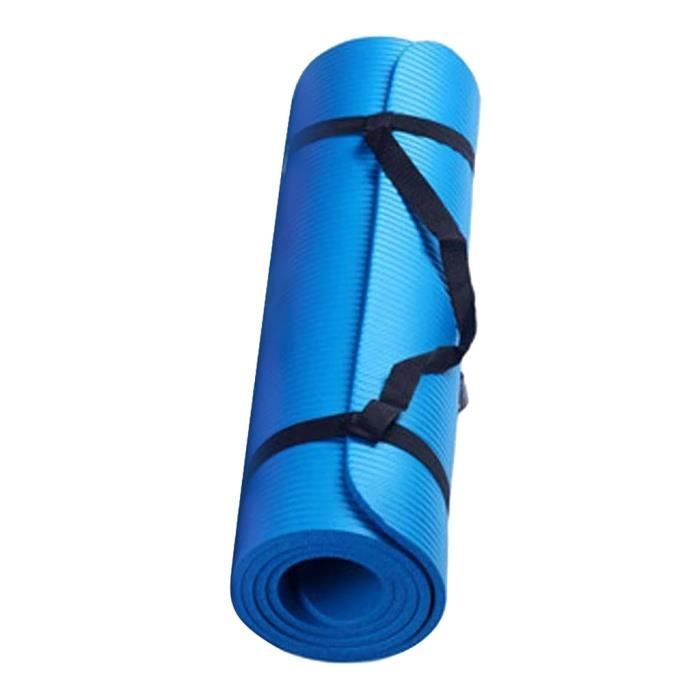 Petit tapis de yoga épais et durable de 15 mm d'épaisseur et tapis de sport antidérapant tapis antidérapant pour perdre du poids