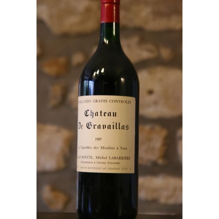 Château de Gravaillas, magnum 1989 Rouge