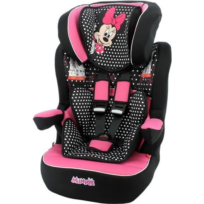 Mycarsit Siège Auto et Rehausseur Disney, Groupe 1/2/3 (de 9 à 36 kg),  Motif Princess