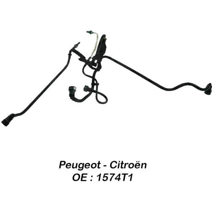 Kit poire d'amorcage avec tuyauterie de carburant Durer 1.4 HDI : CITROËN C3 II, Nemo / PEUGEOT 206, 207, Bipper