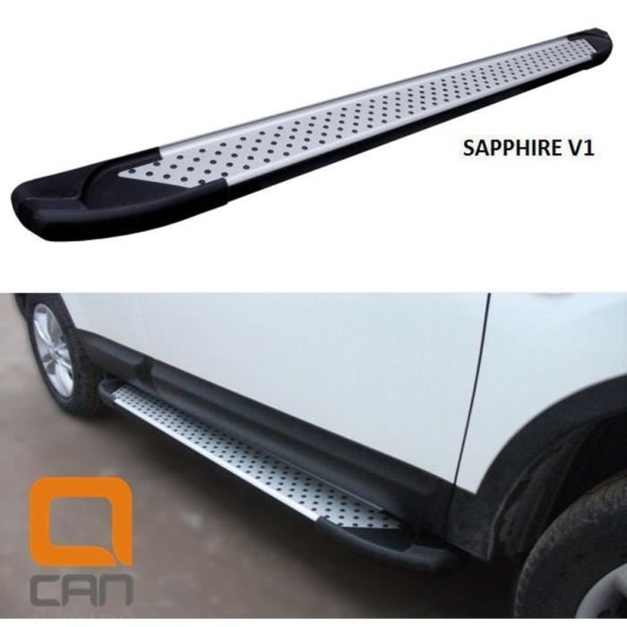 Marche-pieds latéraux pour Toyota RAV-4 5 portes 2013>2016 (le jeu D+G), série Sapphire V1 173cm