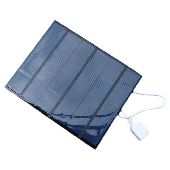 3.5W Chargeur solaire pour telephone portable - mobile puissance banque chargeur polycristallin panneau de solaire chargeur My06122