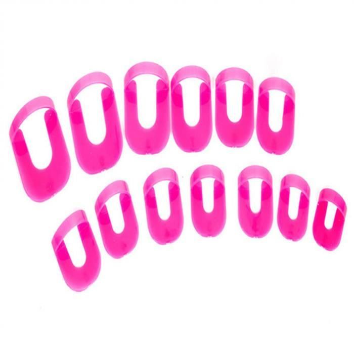 Clip anti-débordement 26 pièces outil à ongles anti-débordement modèle clip vernis à ongles colle Durable anti-éclaboussures