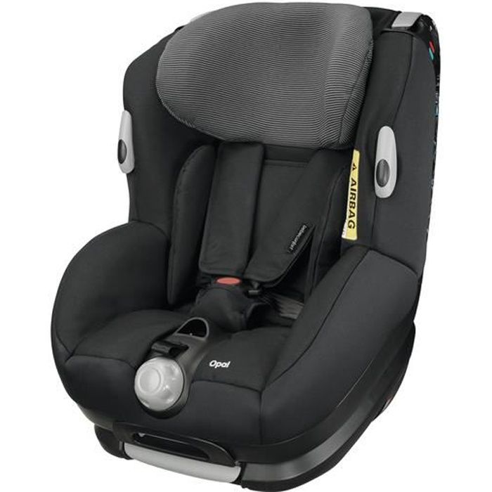 BEBECONFORT Siège auto Opal, Groupe 0+/1, évolutif, Ceinturé, inclinable, De la naissance à 4 ans, 0-18kg, Black Raven