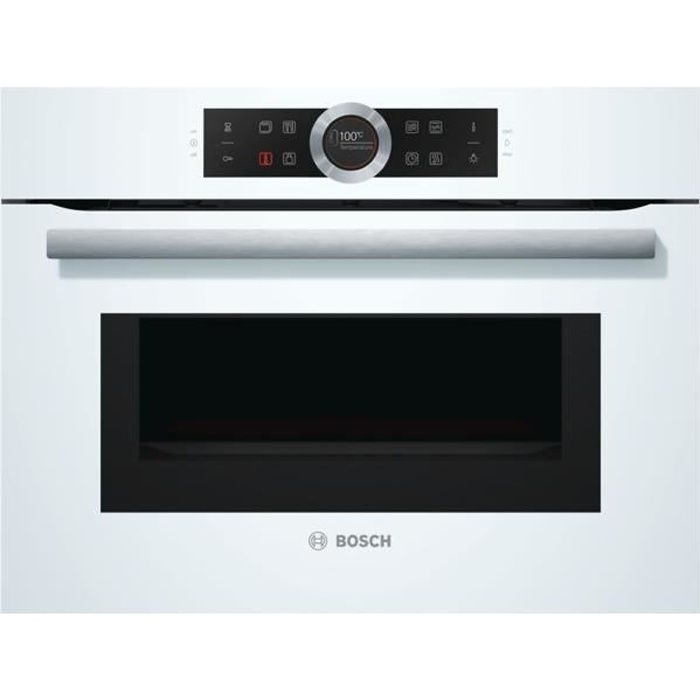 CMG633BW1 BOSCH Four combi micro-ondes 6 modes de cuisson - 1000 W micro-ondes - AutoPilot - éclairage LED Blanc