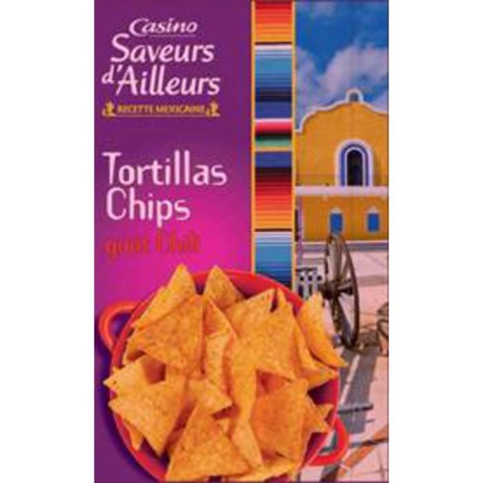 CASINO SAVEURS D'AILLEURS Recette Mexicaine - Tortillas Chips - Goût chili 150 g