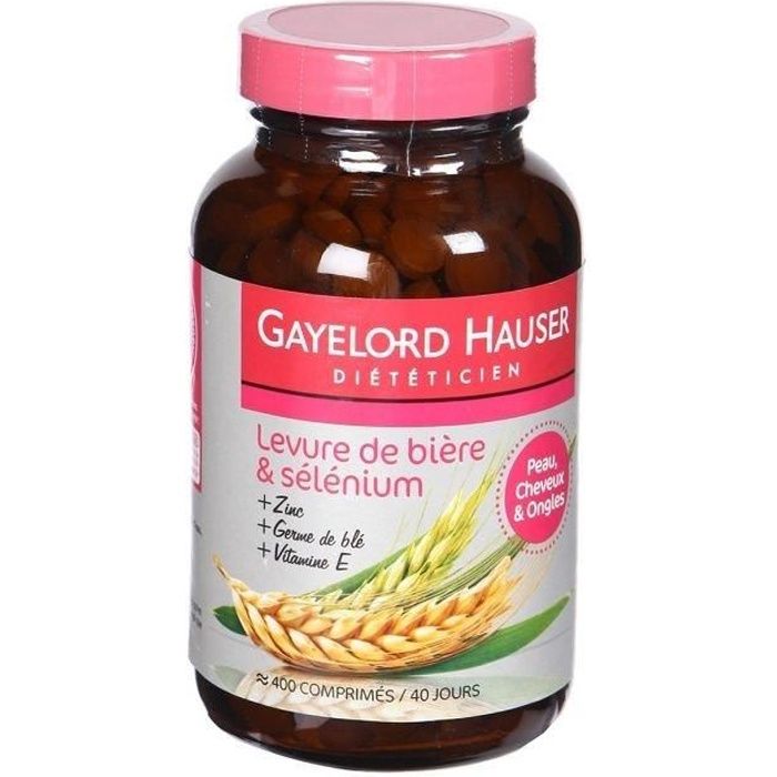 GAYELORD HAUSER Levure de bière & selenium 160g