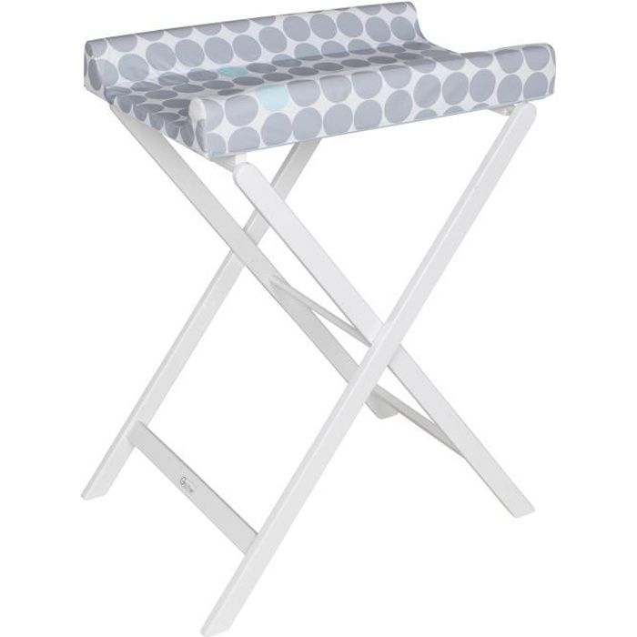 GEUTHER Table à langer pliable TRIXI blanche