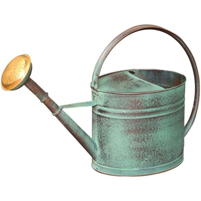 Arrosoir vert vieilli avec pomme 4 litres Vert Vieilli