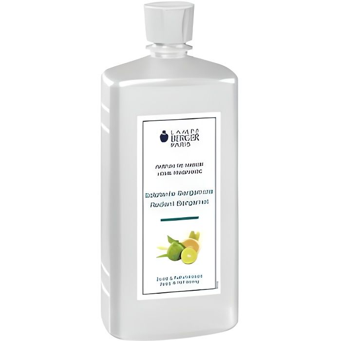 RECHARGE PARFUM 1LITRE ECLATANTE BERGAMOTE - LAMPE BERGER