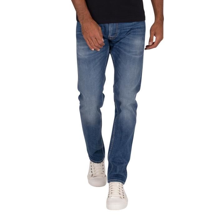 Replay Pour des hommes Jean confort Rocco, Bleu.