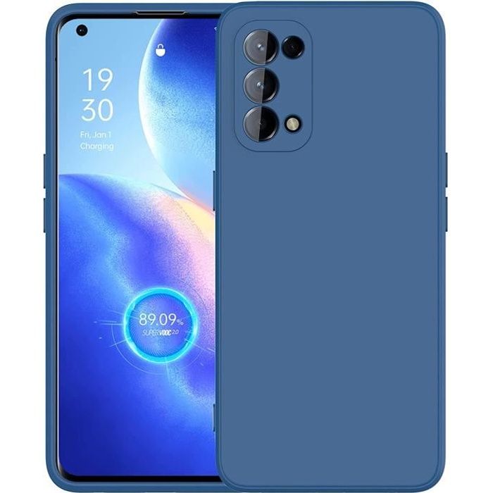 Coque Oppo Find X3 Lite 5G, avec Protection Caméra, Couche Intérieure Douce, Etui Housse TPU Mince Souple Anti-Rayures Antichoc Case