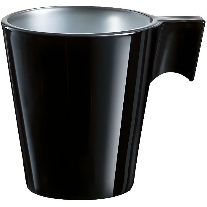 Tasse expresso métallisé noir (8cl)