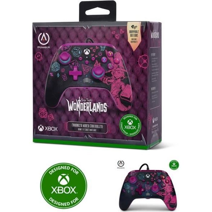 Manette XBOX ONE-S-X-PC Tiny Tina's Wonderlands EDITION Officielle Design