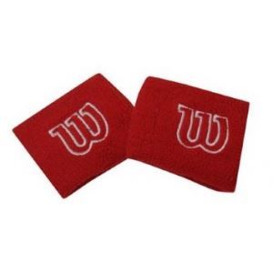 2 SERRES POIGNETS BANDEAUX WILSON ROUGE wr5602900