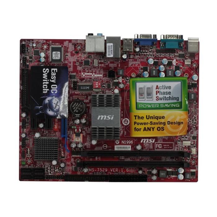 Carte mère MSI G31TM-P35 Intel G31 LGA 775 2xDDR2 SDRAM 8 Go Micro ATX - Msi