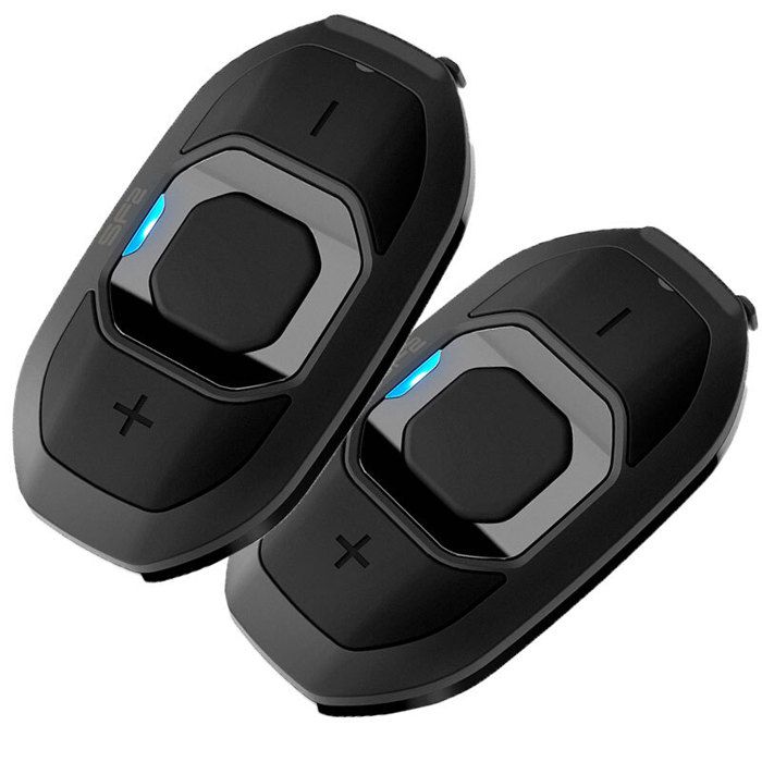 Intercom moto bluetooth - Sena - SF2 - 2 unités - Rechargeable USB - Noir