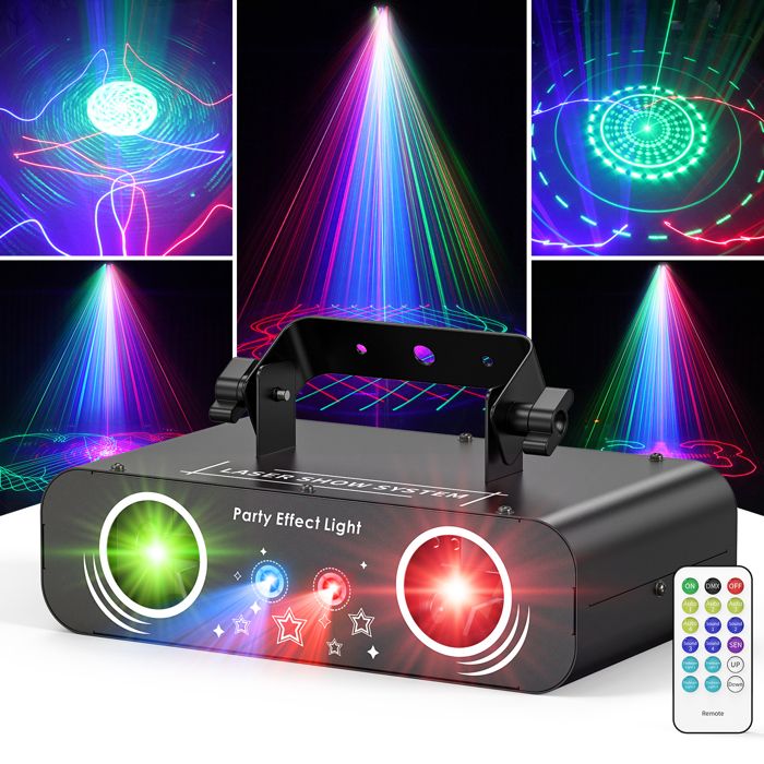 Ensemble de 3 mini lumières LED BOOST-LIGHTY PARTY - Conforama