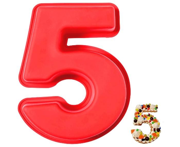 YXHZVON 9 Pièces Moule à Gâteau Number , 3D en Silicone Numérique, 25cm Moule Number Cake Grand Format 0-8 Pour Anniversaire et Anniversaire de Mariage(Noir
