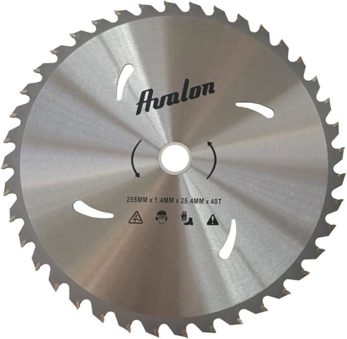 Avalon Schwarz Pro - Professionelle Zähne Für Motorsense, Spezialmesser