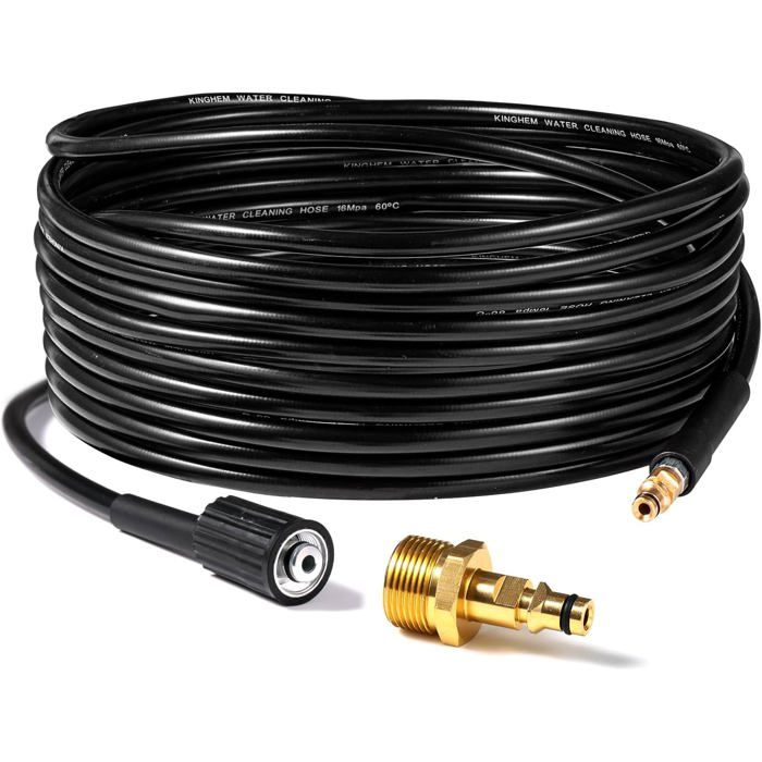 Tuyau Haute Pression De Rechange 10 M M22 Pour Kärcher K2 à K7 (modèles Avant 2008) - Pression Max 400 Bar