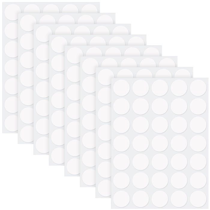 350 Pièces Ruban Double Face Transparent, Amovible Autocollant Point