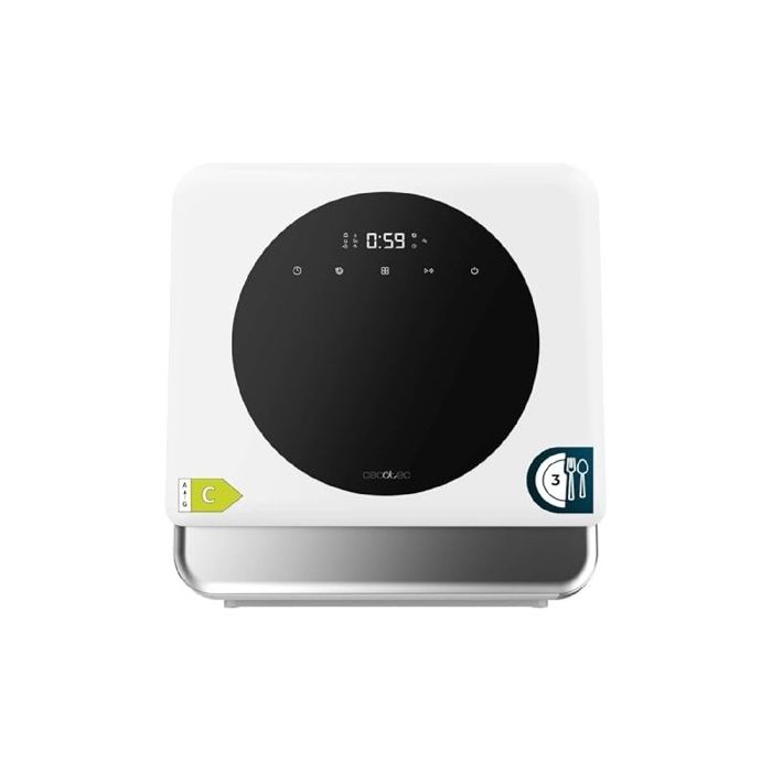 Cecotec Lave-vaisselle Compact Libre Installation sur Table Bolero Aguazero 1150. 3 Couverts Basse Consommation 6 Programmes Cecotec Lave-vaisselle Compact Libre Installation sur Table Bolero Aguazero 1150. 3 Couverts Basse Consommation 6 Programmes