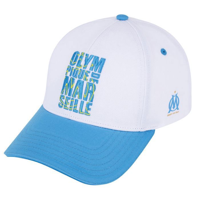 Casquette Olympique De Marseille Officielle : Taille Réglable Homme, 100% Polyester, Collection OM