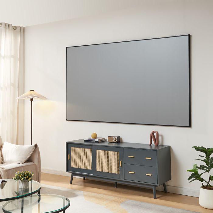 Écran de projection mural Väkhoga 100 pouces Full HD 4K 8K HDR gris