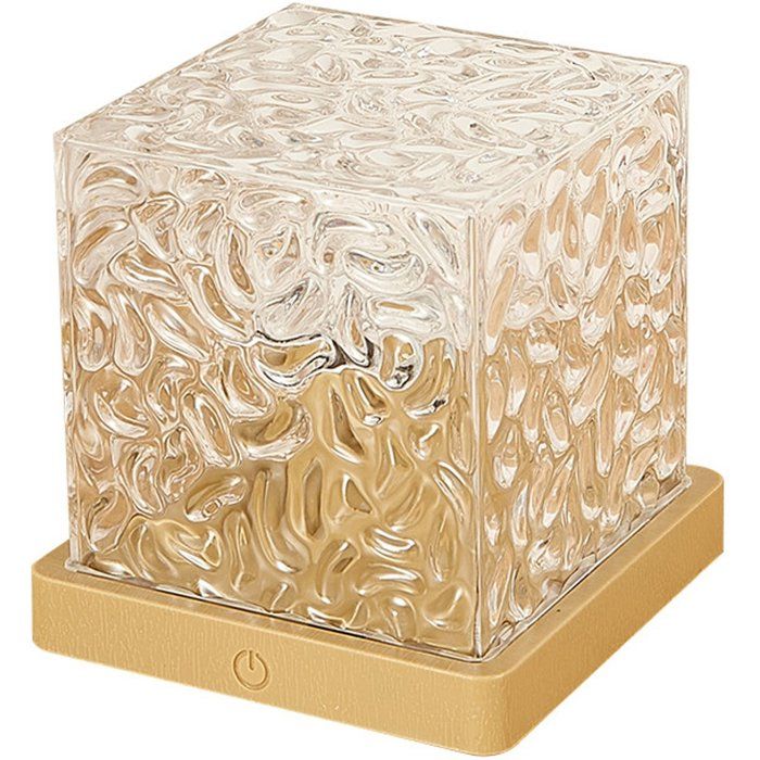 Projecteur daurores boréales - Lampe cube - Lampe cristal - Lampe vague - Cube vague - Lumière effet vague - Projecteur océan -