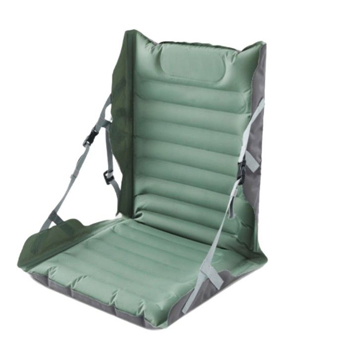 Siège de stade gonflable – 102 x 40 cm – assise au sol ergonomique et confortable – léger compact et pliable – idéal pour le camp