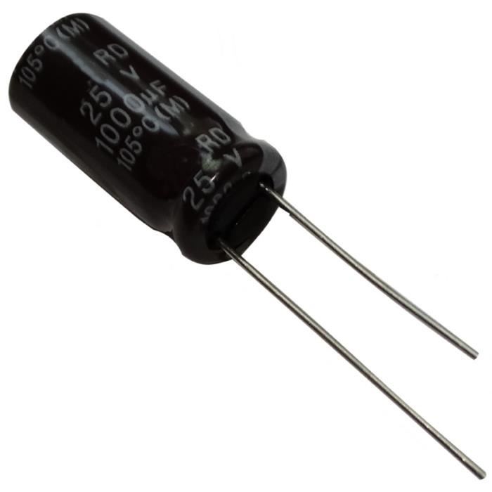 Produktbild von Aerzetix 10x Elektrolyt-Kondensator 220 µF 63V – THT, 105°C, 2000h, 10x20 Mm, ±20%
