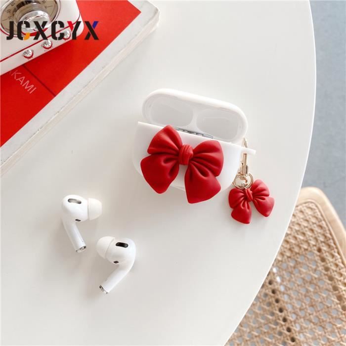 Étui En Silicone Pour AirPods 1 & 2 Avec Porte-clés - Noir Mat, Protection 360°, Marque Elago