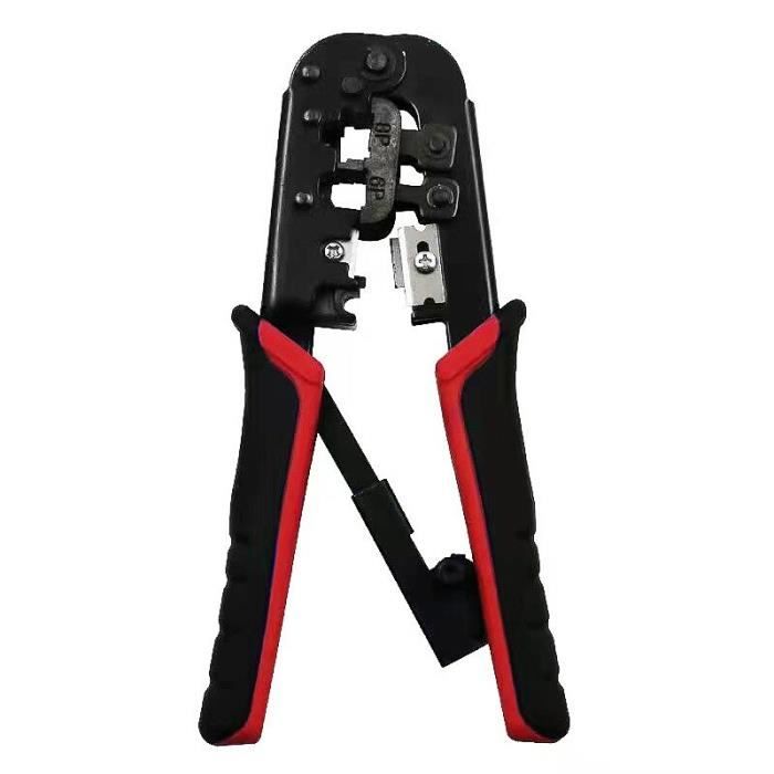 Kit d'outils de sertissage RJ45 Cat5 Cat6, testeur de câbles réseau ...