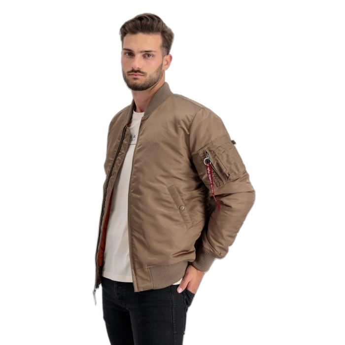 Blouson Alpha Industries MA-1 VF 59 Long taupe M Cdiscount