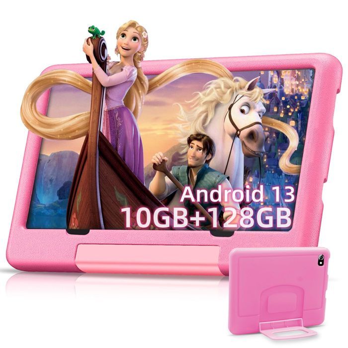 Tablette tactile – Android – 10 HD – 10Go + 128Go – WiFi – Enfants