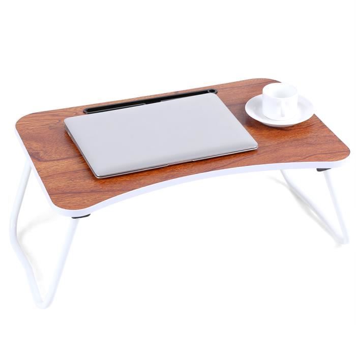 Aizhiyuan Table De Lit Plateau Pliant Pour Tablette Ordinateur
