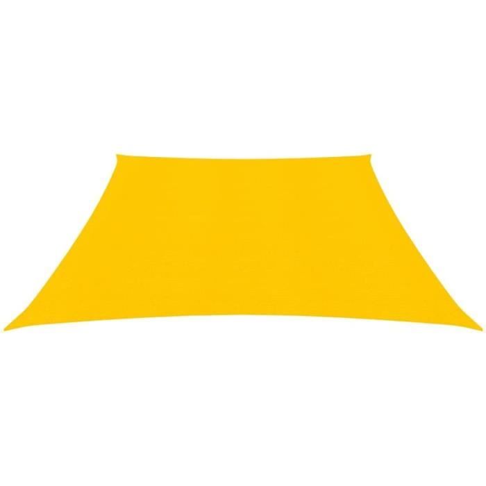 Voile D'ombrage 4x5x5 M Crème - Protection UV 90% - PEHD Respirant - Pour Terrasse, Jardin, Balcon - Facile à Fixer