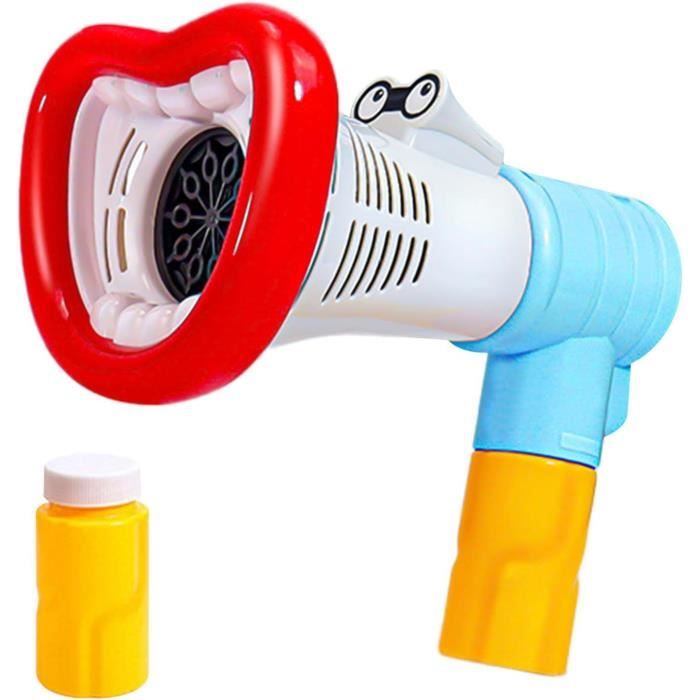 Machine à Bulles Automatique – 18 000 Bulles/min – 200 Ml – Portable – Piles AA – Pour Enfants, Fêtes, Mariage – Blanc