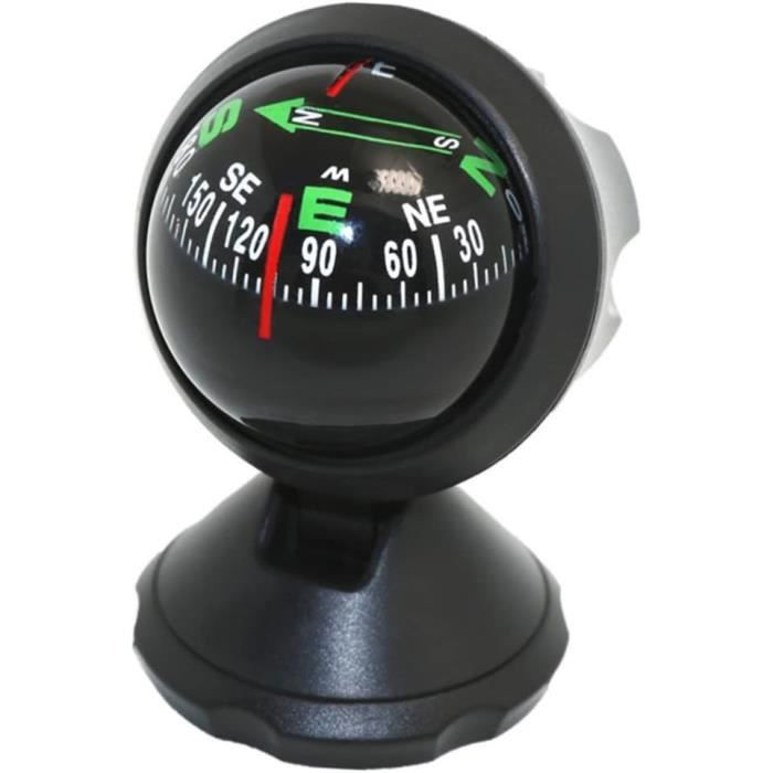 Lot De 2 Boussoles Sphériques SUPVOX Pour Voiture Et Bateau – Fixation Sur Tableau De Bord, Fer Et ABS