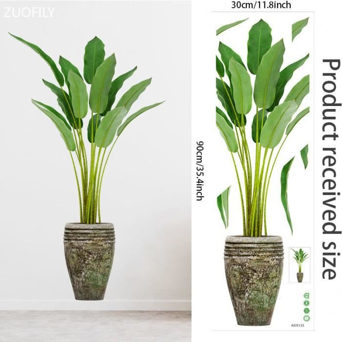 Achetez Style Style Grandes Plantes Vertes D 233 Coration Murale