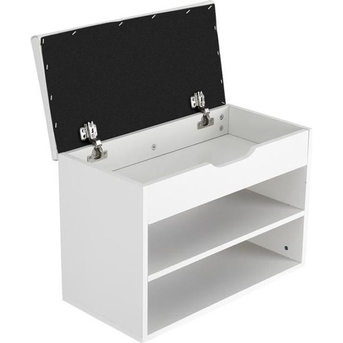 Kai Banc A Chaussure En Bois Avec Siege Rembourre Pour Accueil Vestibule Hall D Entree Achat Vente Meuble D Entree Kai Banc A Chaussure En Boi Cdiscount