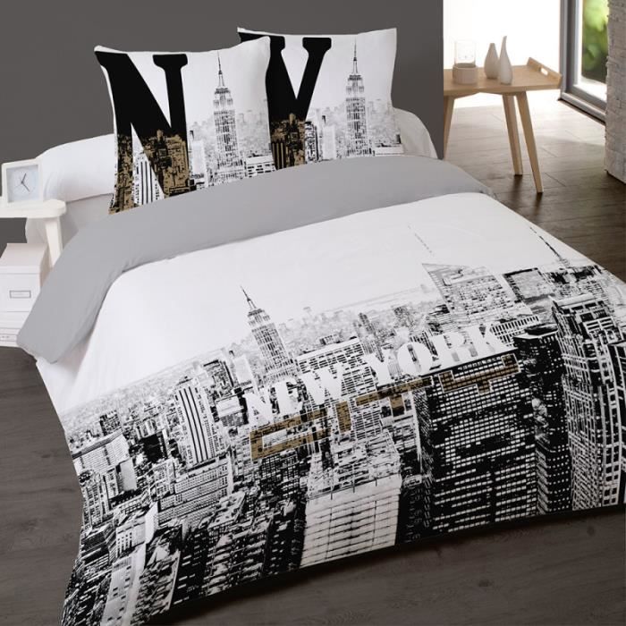 Couette 260 X 240 2 Taies New York