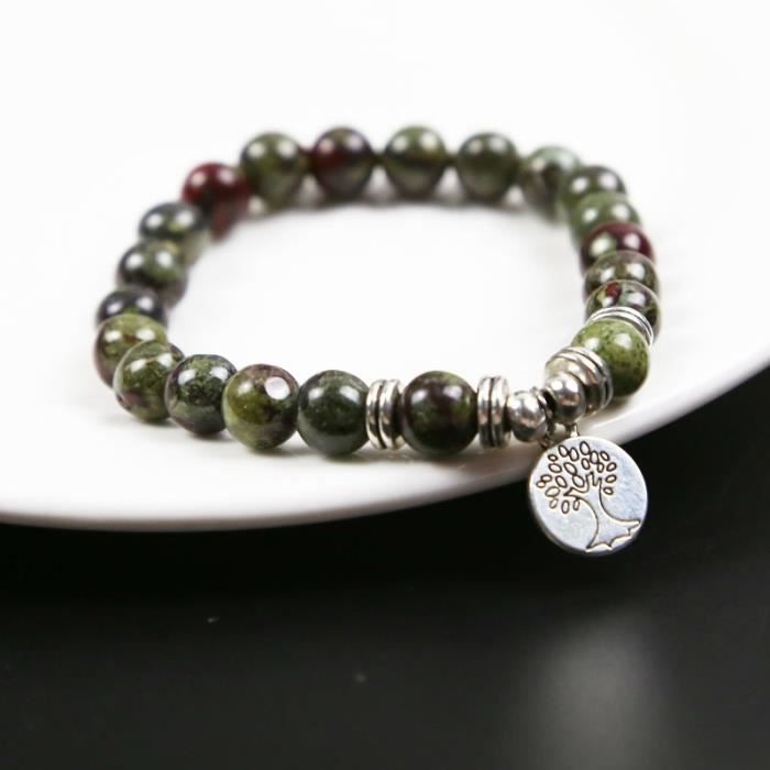 gemme pendentif arbre de vie pour femme bracelet en cristal collier Jovivi Parure de bijoux Reiki avec breloque