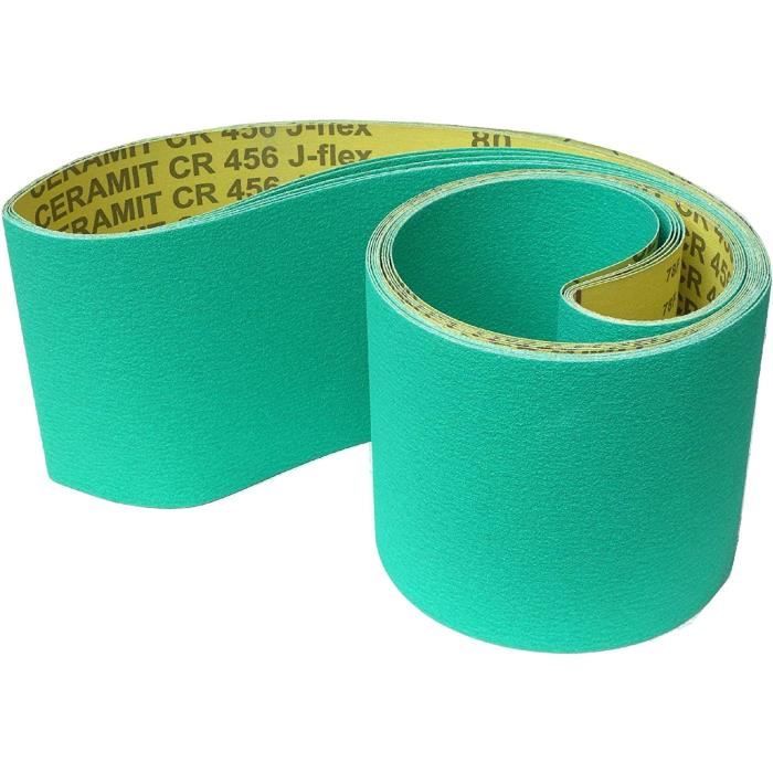 10 Bandes Abrasives Toile Corindon LS 309 XH Larg. 75 X L. 533 Mm Gr 150 4143 Klingspor 83206016