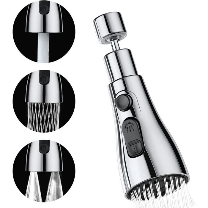 XX 2pcs Aérateur à 720 degrés Tête de Robinet pivotante Robinet de