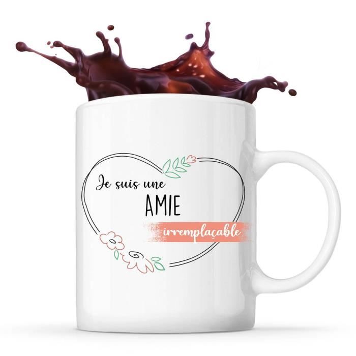 Mug Amie Irremplaçable Idée Tasse Cadeau Amie Pote Copine Friendship