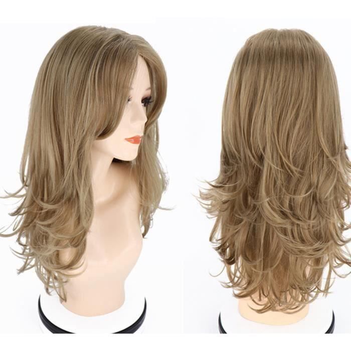 Perruque femme blonde hotsell pas cher